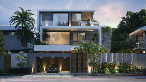 Những công trình kiến trúc biệt thự do Palm thực hiện